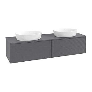 Villeroy und Boch Villeroy & Boch Antao Waschtischunterschrank 1600x360x500mm K39110GK mit Struktur FK/AP: GK/0