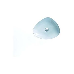 Duravit Cape Cod Aufsatz-Waschtisch 2339503200 50x40,5cm, ohne Hahnloch, Überlauf, Hahnlochbank, Weiß Seidenmatt