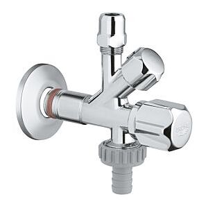 Grohe WAS Kombi-Eckventil 22034000 chrom, 3/8", selbstdichtend