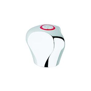 Grohe Griff 45124 45124000 Treflor mit Griffbef. blau/rot 1/2" chrom