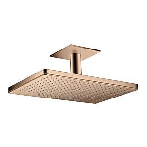 Hansgrohe Axor Kopfbrause 35279300 mit Deckenanschluss, polished red gold
