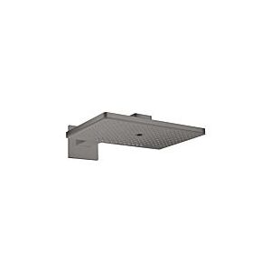 Hansgrohe Axor Kopfbrause 35282340 mit Brausearm, eckige Rosette, brushed black chrome
