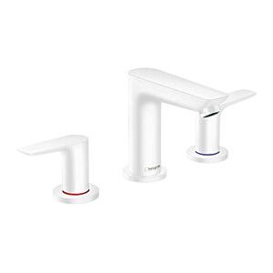 Hansgrohe Talis E Waschtisch-3-Loch-Armatur 71733700 mit Ablaufgarnitur, mattweiß