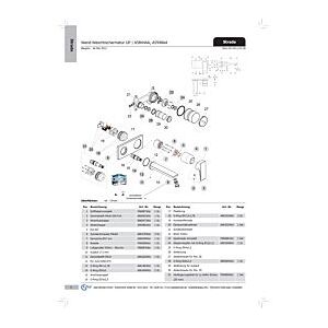 Ideal Standard STRADA, kpl., Click-Kart., F960873AA Chrom