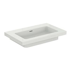 Ideal Standard Waschtisch T4365MA ohne Hahnloch, mit Überlauf, 810 x 510 x 150 mm, weiß Ideal Plus