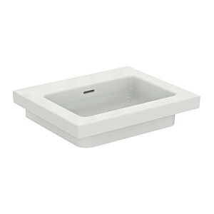 Ideal Standard Waschtisch T4361MA ohne Hahnloch, mit Überlauf, 610 x 510 x 150 mm, weiß Ideal Plus