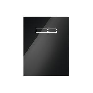 TECE Betätigungsplatte TECElux 9650003 Glas schwarz, sen-Touch Elektronik