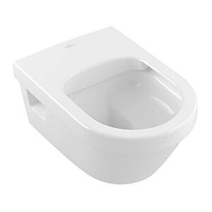 Villeroy und Boch Architectura Wand-Tiefspül-WC 5684R2T2 spülrandlos, ohne Befestigungslöcher, Abgang waagerecht, weiß AntiBac C-plus