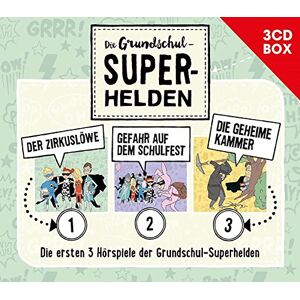 Die Grundschul-Superhelden - GEBRAUCHT Die Grundschul-Superhelden 3CD-Box (Folge 1-3)