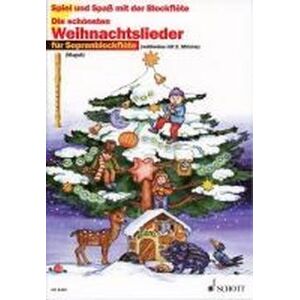 Hans Magolt - GEBRAUCHT Die schönsten Weihnachtslieder: sehr leicht bearbeitet. 1-2 Sopran-Blockflöten. (Spiel und Spaß mit der Blockflöte)