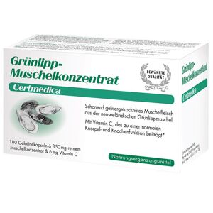 Certmedica Grünlippmuschel Konzentrat Kapseln 180 St