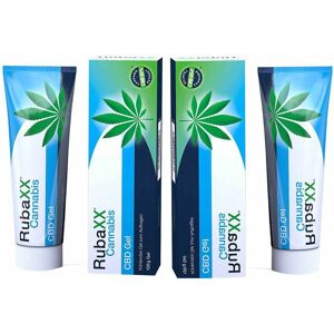 2x Rubaxx Cannabis CBD Gel 2x120 g