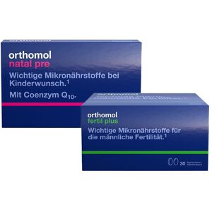 Orthomol Natal pre + Fertil plus - Bei Kinderwunsch für Sie & Ihn 30 Kapseln 2x30 St