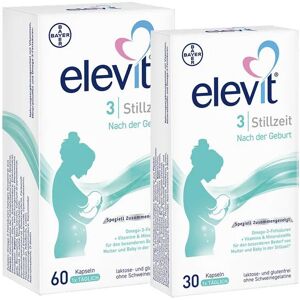 elevit 3 Stillzeit 90 Stück 60+30 St Weichkapseln