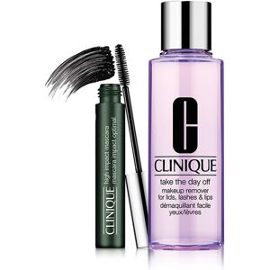 Clinique High Impact Mascara Black + Take The Day Off Makeup Remover For Lids & 7+125 ml Set