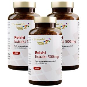 Reishi Extrakt 500 mg Kapseln x3 3x100 St