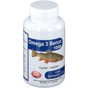 Omega-3 Berco 1000 mg Kapseln 60 St