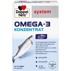 Doppelherz Omega-3 Konzentrat system Kapseln 60 St