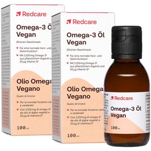 Redcare von Shop Apotheke Redcare Omega-3 Öl Vegan Doppelpack 2x100 ml