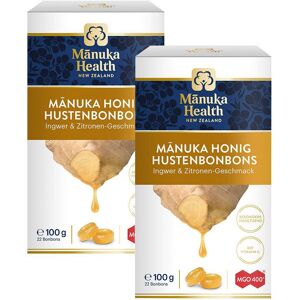 Manuka Health MGO 400+ Lutschbonb.Ingwer-Zitrone x2 2x100 g Bonbons