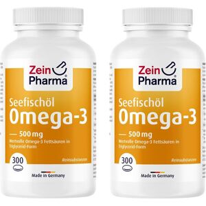 Zein Pharma Omega-3 500 mg Caps x2 2x300 St Kapseln