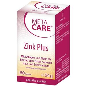 metacare Meta-Care Zink+ Kapseln 60 St