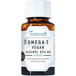 Naturafit Omega-3 vegan Algenöl 834 mg Kapseln 45 St