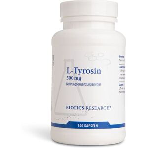 BIOTICS RESEARCH L-Tyrosin 500 mg Kapseln 100 St