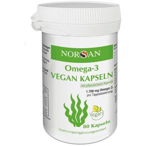 Norsan Omega-3 vegan Kapseln 80 St