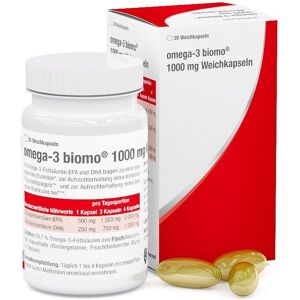 biomo pharma Omega-3 Biomo 1000 mg Weichkapseln 28 St