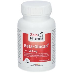 ZeinPharma Beta-Glucan 500 mg+Vitamin C & Zink Kapseln 60 St