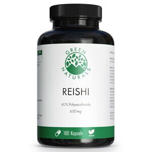 Green Naturals Reishi 650 mg hochdos.vegan Kapseln 180 St