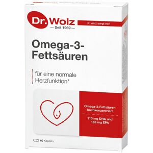 Dr. Wolz Omega-3 Fettsäuren 500 mg/60% Kapseln 60 St