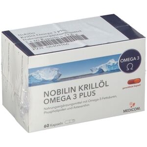 Nobilin Krillöl Omega-3 Plus Kapseln 2x60 St