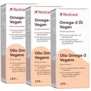 Redcare von Shop Apotheke Redcare Omega-3 OEL Vegan x3 3x100 ml Öl