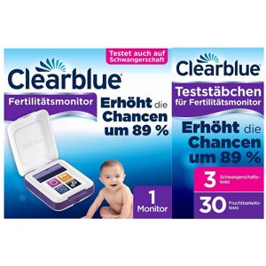 Clearblue Advanced Fertilitätsmonitor + Teststäbchen 30+3 1+33 St Set