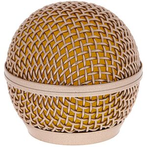 the t.bone SM58 Replacement Screen Gold Gold
