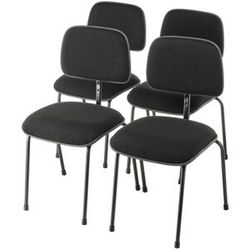 Roadworx Orchestra Chair 4pc Schwarz