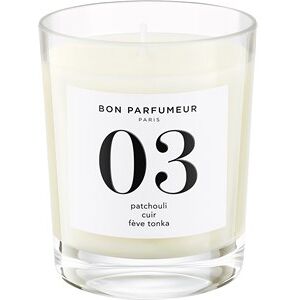 BON PARFUMEUR Home Line Candles 03 Patchouli, Leather, Tonka Bean