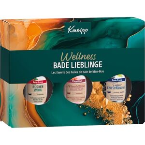 Kneipp Badezusatz BadeoeleWellness Bade Lieblinge Bade-Essenz Rücken Wohl 20 ml + Pflegeölbad Mandelblüten Hautzart 20 ml + Bade-Essenz Tiefenentspannung 20 ml 20 ml (224,50 € / 1 l)