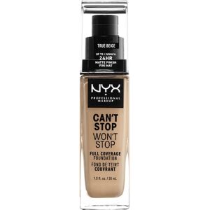 NYX Professional Makeup Gesichts Make-up Foundation Can't Stop Won't Stop Foundation Nr. 12 True Beige