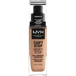 NYX Professional Makeup Gesichts Make-up Foundation Can't Stop Won't Stop Foundation Nr. 13 Medium Olive