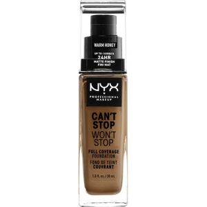 NYX Professional Makeup Gesichts Make-up Foundation Can't Stop Won't Stop Foundation Nr. 28 Warm Honey