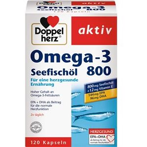 Doppelherz Gesundheit Herz-Kreislauf Omega-3 Seefischöl 800