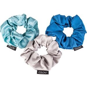 GLOV Haarpflege Baumwoll Scrunchies BlauScrunchie Set