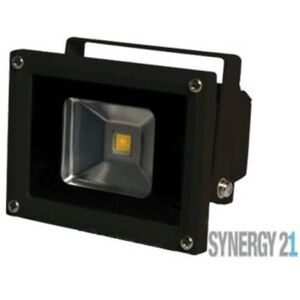 SYNERGY21 LED Fluter Outdoor 10W 800lm neutralweiß 230V AC IP65 dimmbar schwarz EEK G...