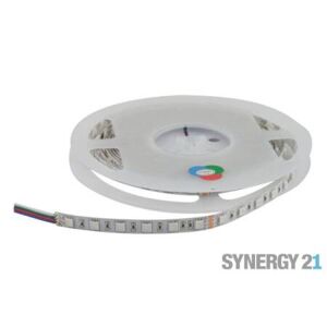 SYNERGY21 LED Streifen 5m RGB 72W 24V DC 300 SMD5050 510lm/m EEK G [A-G]