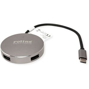 Roline USB 3.2 Gen 1 Hub, rund, 4fach