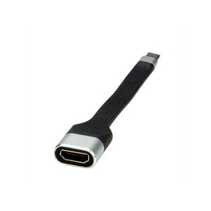 Roline Display Adapter, 0.13m, USB C male / HDMI female