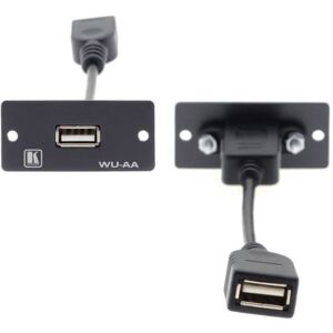 Kramer Germany Kramer WU-AA(B) USB A Wandpanel, schwarz